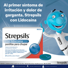 Strepsils con Lidocaína pastillas para chupar